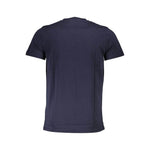 Cavalli Class Blue Cotton Men T-Shirt CA-37679-L