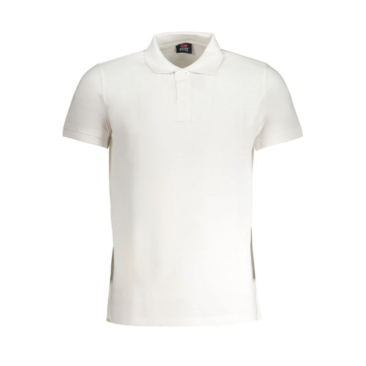 Norway 1963 White Cotton Polo Shirt NO-30238-M