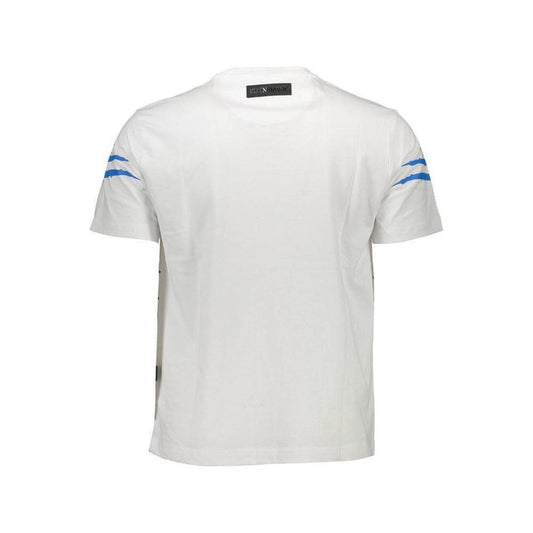 Plein Sport White Cotton Men T-Shirt
