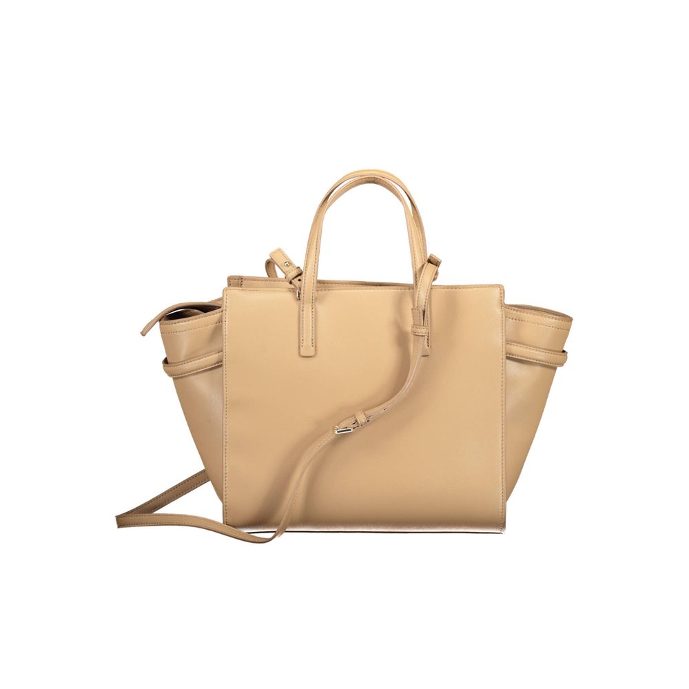 Calvin Klein Beige Polyester Handbag