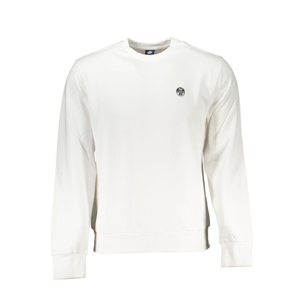 North Sails White Cotton Sweater NO-27307-S