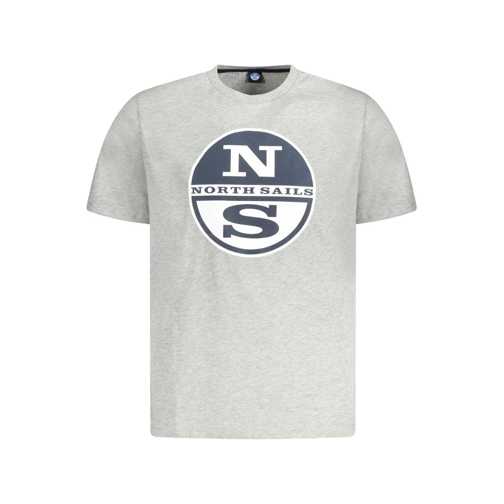 North Sails Brown Cotton Men T-Shirt NO-33987-S