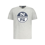 North Sails Brown Cotton Men T-Shirt NO-33987-S