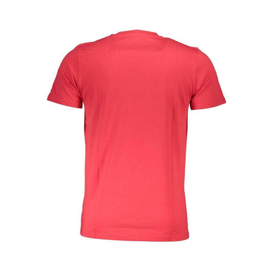 Cavalli Class Red Cotton Men T-Shirt