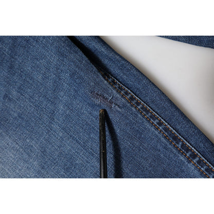 Dolce & Gabbana Blue Low Waist Cotton Skinny Denim Jeans