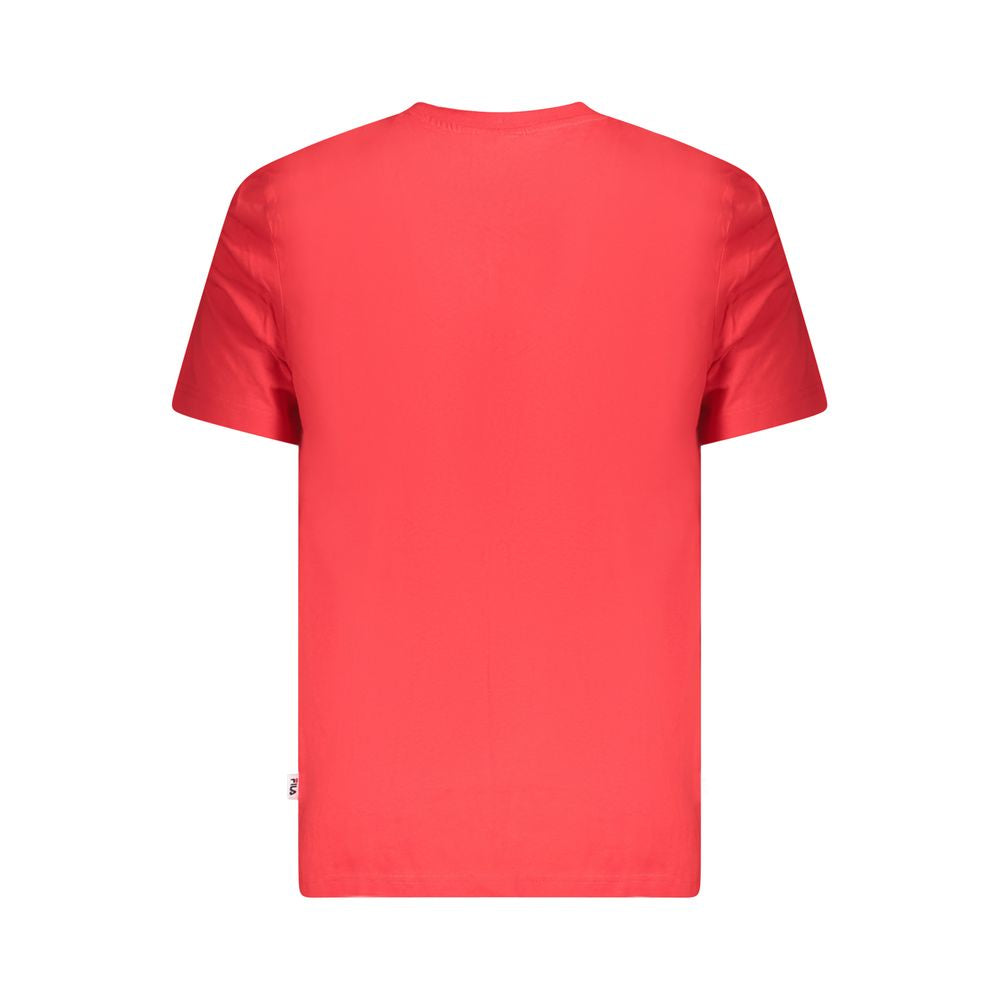 Fila Red Cotton T-Shirt
