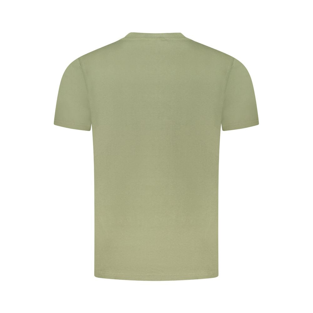 Cavalli Class Green Cotton T-Shirt