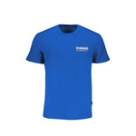 Napapijri Blue Cotton T-Shirt NA-29529-XXL