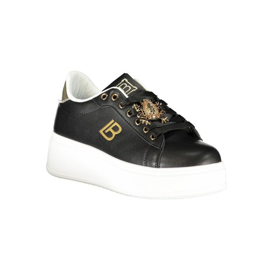 Laura Biagiotti Black Synthetic Women Sneaker LA-36487-EU36/US6