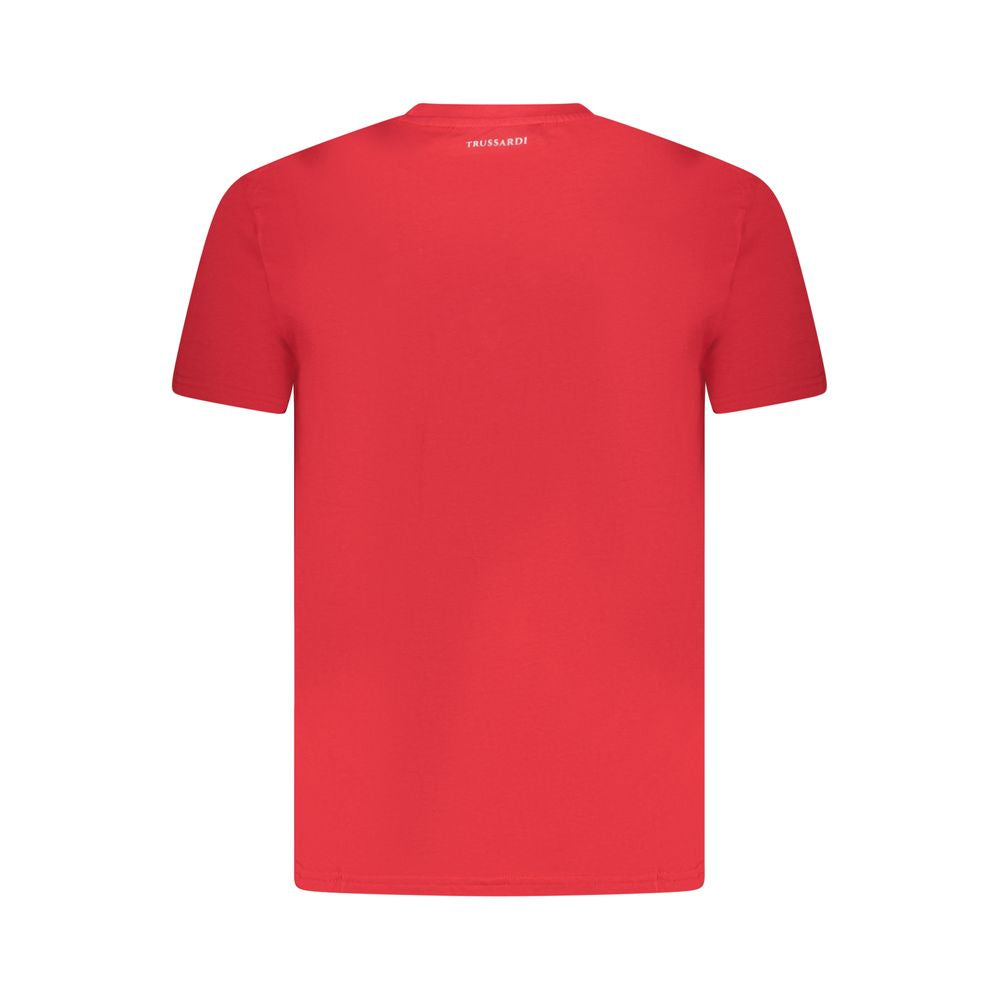 Trussardi Red Cotton T-Shirt