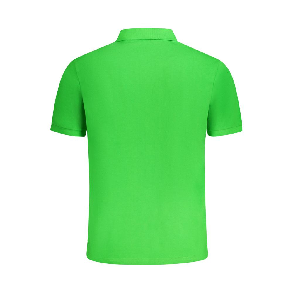 North Sails Green Cotton Men Polo Shirt NO-33981-S