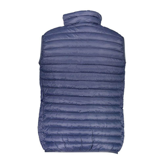 North Sails Blue Polyamide Men Jacket NO-38010-L