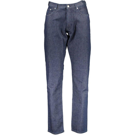 Gant Blue Cotton Men Jeans GA-3249-W35 | L34