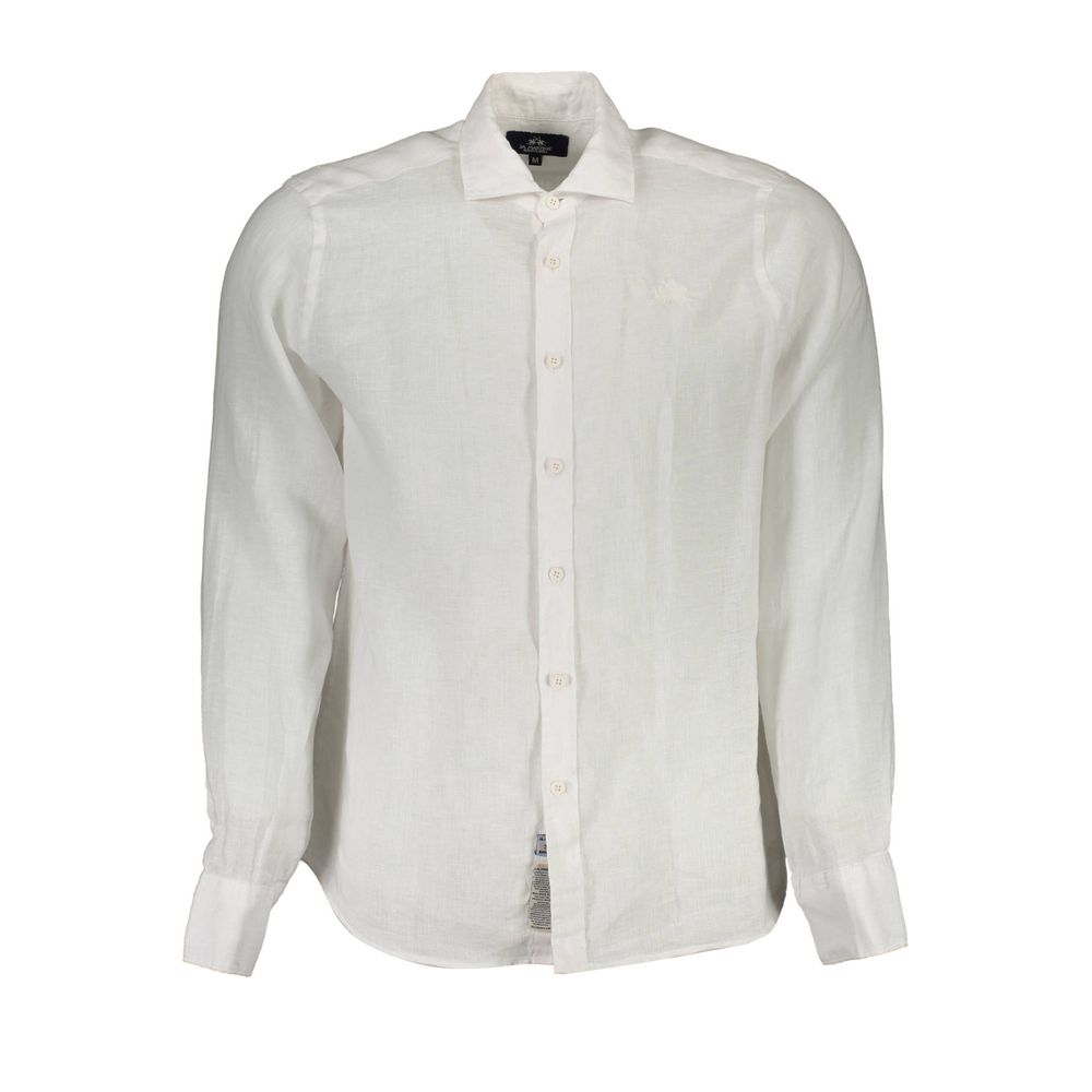La Martina White Linen Shirt