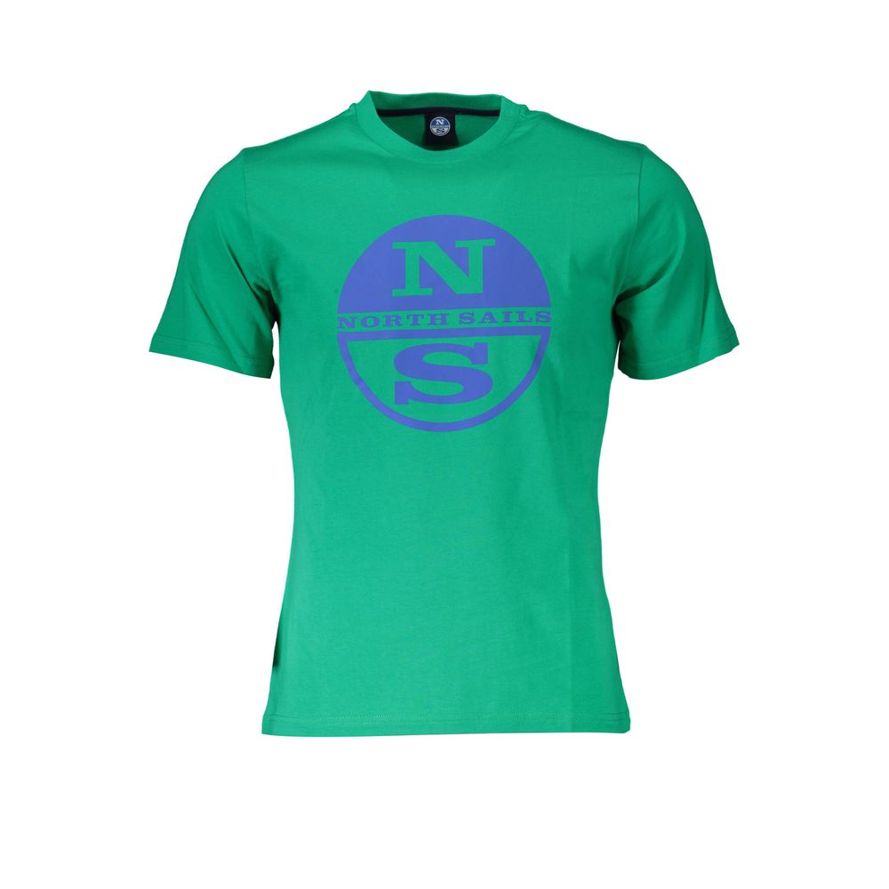 North Sails Green Cotton T-Shirt
