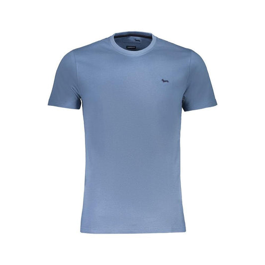 Harmont & Blaine Blue Cotton T-Shirt HA-29111-XL