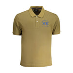 La Martina Green Cotton Polo Shirt LA-30463-S