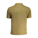 La Martina Green Cotton Polo Shirt LA-30463-S