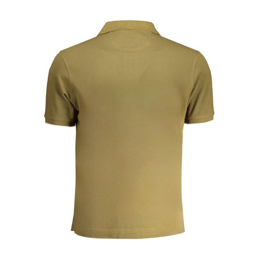 La Martina Green Cotton Polo Shirt LA-30463-S