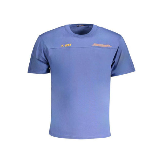 K-WAY Blue Cotton T-Shirt KW-31319-S