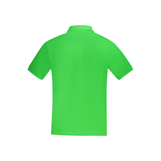 North Sails Green Cotton Men Polo Shirt NO-33774-S