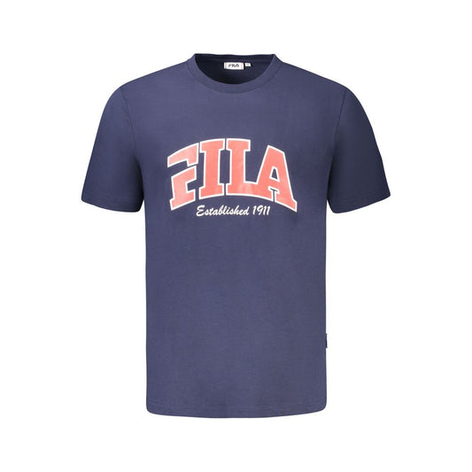 Fila Blue Cotton T-Shirt