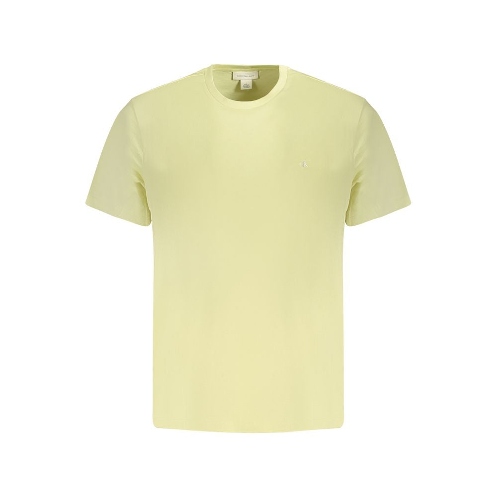 Calvin Klein Yellow Cotton T-Shirt CA-35625-XL