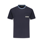 Napapijri Blue Cotton T-Shirt NA-35874-S
