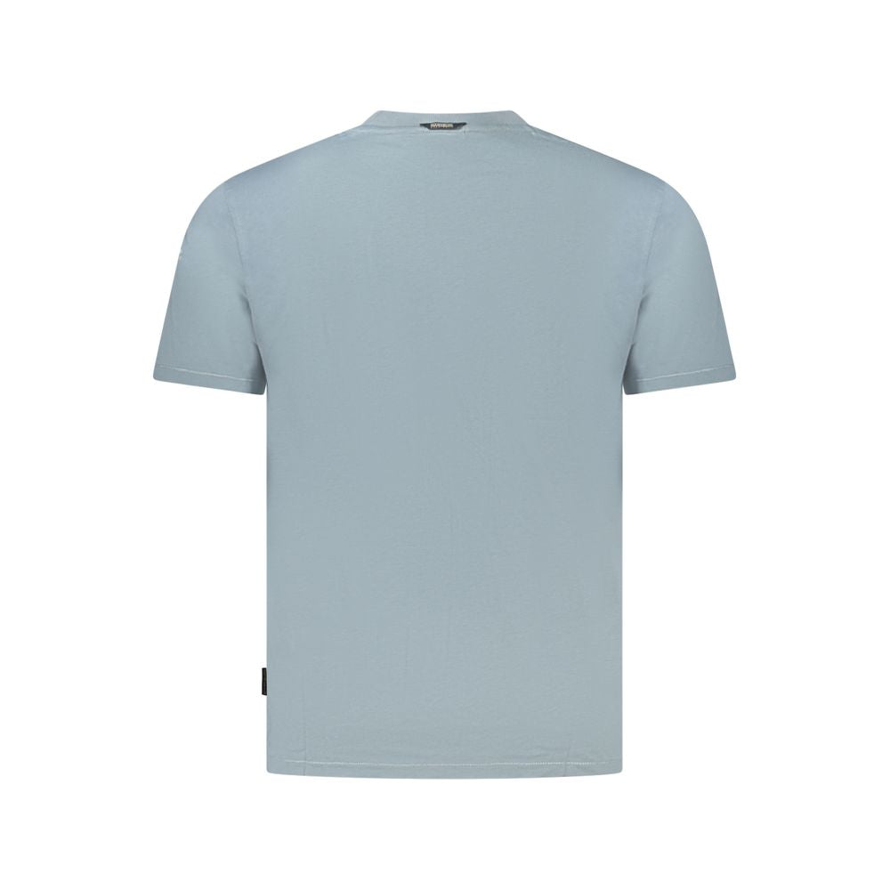 Napapijri Brown Cotton Men T-Shirt NA-35898-S