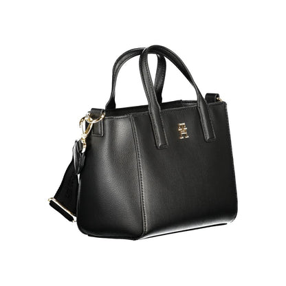Tommy Hilfiger Black Polyester Women Handbag
