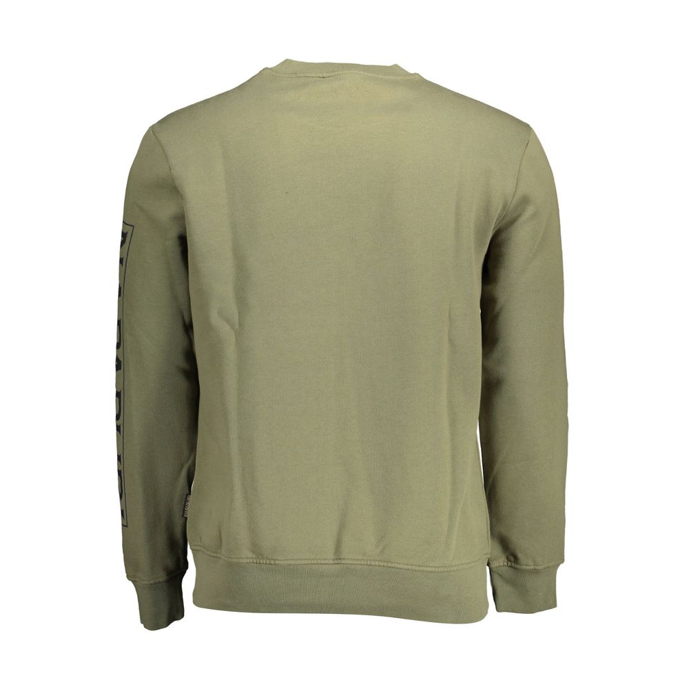 Napapijri Green Cotton Sweatshirt
