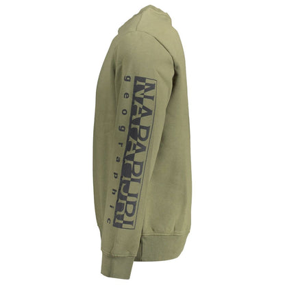 Napapijri Green Cotton Sweatshirt