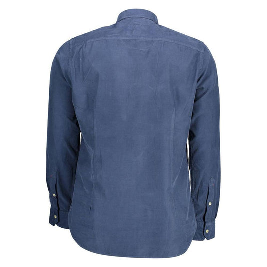 U.S. POLO ASSN. Blue Cotton Men Shirt US-37134-XL