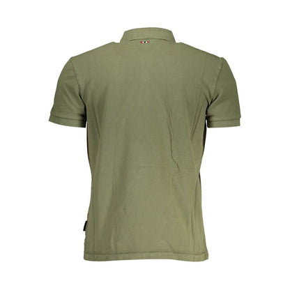 Napapijri Green Cotton Polo Shirt