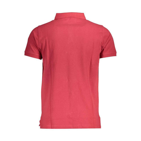 Norway 1963 Red Cotton Men Polo Shirt