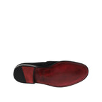 Dolce & Gabbana Black Suede Slip On Loafers Formal Shoes MV7355-39.5