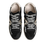 Dolce & Gabbana Multicolor Suede Low Top Men Sneaker Shoes MV7252-39.5