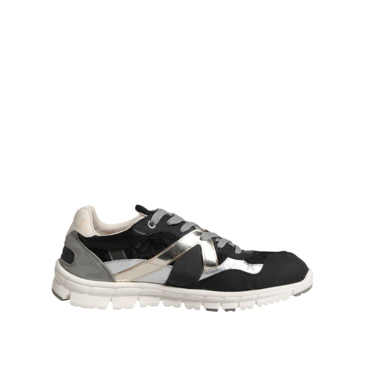 Dolce & Gabbana Multicolor Suede Low Top Men Sneaker Shoes MV7252-39.5