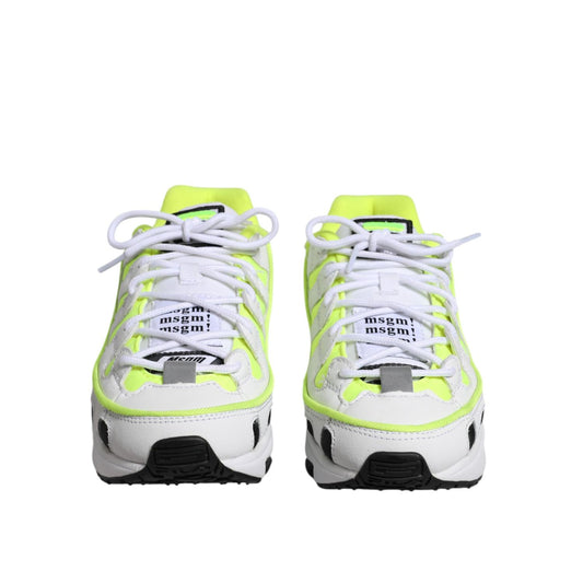 MSGM Multicolor Low Top Trainers Lace Up Sneakers Shoes MV7269-39