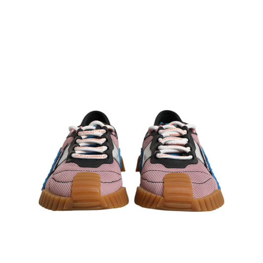 Dolce & Gabbana Multicolor Lace Up Low Top NS1 Sneakers Shoes