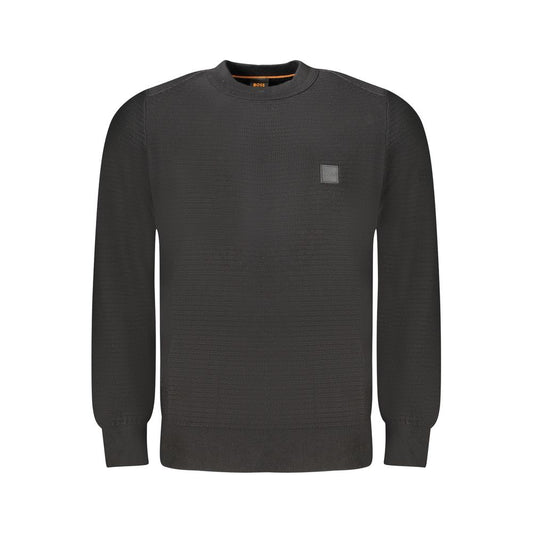 Hugo Boss Black Cotton Men Sweater BO-33819-S