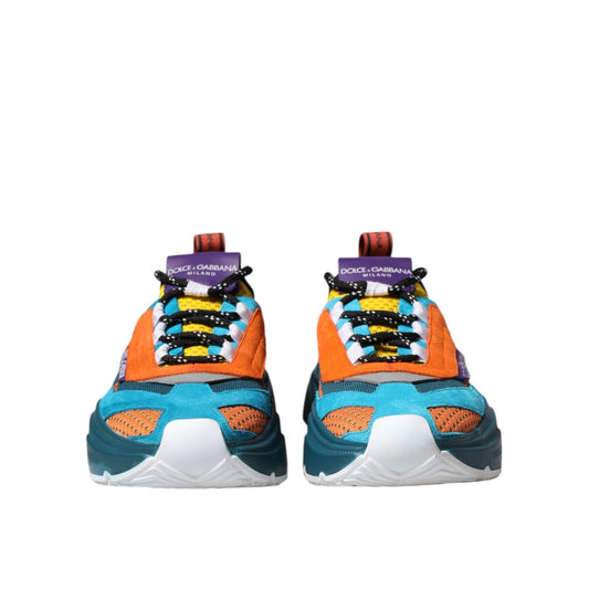 Dolce & Gabbana Multicolor Low Top Daymaster Sneakers Shoes MV7345-39.5