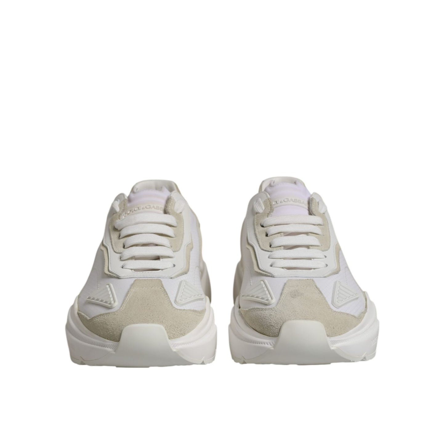 Dolce & Gabbana White Low Top Daymaster Men Sneakers Shoes