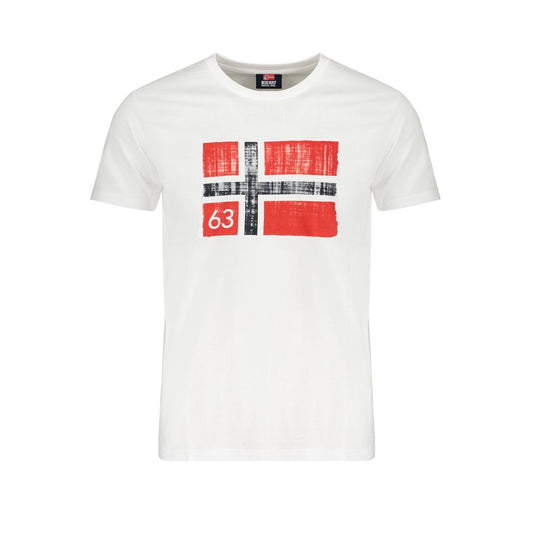 Norway 1963 White Cotton T-Shirt NO-29199-L