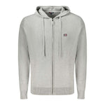 Norway 1963 Gray Polyamide Men Cardigan NO-33184-M