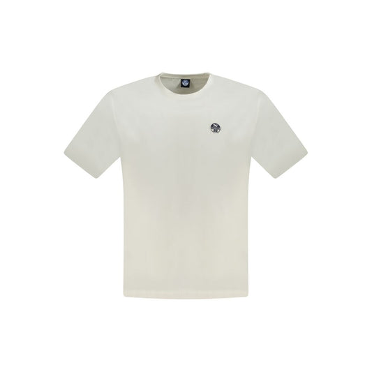 North Sails White Cotton Men T-Shirt NO-33747-S