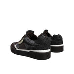 Dolce & Gabbana Multicolor Leather Low Top Sneakers Shoes MV7418-40.5