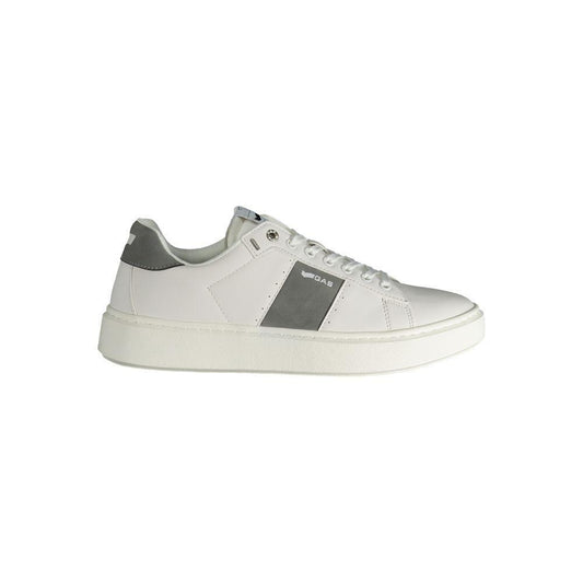 Gas White Polyester Men Sneaker GA-38561-EU45/US12
