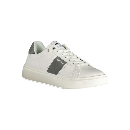 Gas White Polyester Men Sneaker GA-38561-EU45/US12