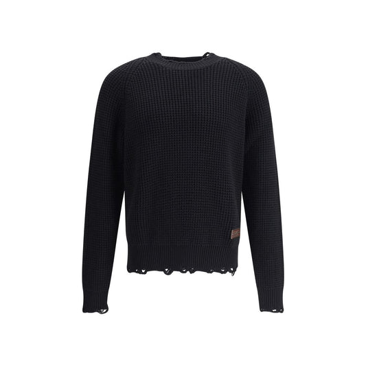 Dsquared² Black Wool Sweatshirt
